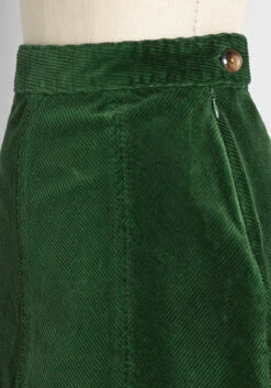 Ephemeral Emerald Corduroy Mini Skirt -Bunny Shop 03903475006f4a9bd9a790a0df7dda73