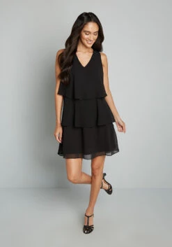 No Brand A Playful Parfait Tiered Shift Dress -Bunny Shop 05414f281cc8f3678966f5912a49b08a