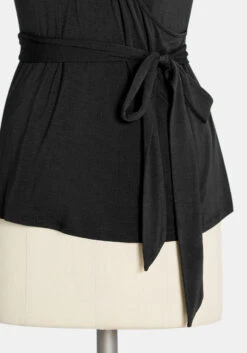 The Surplice Is Right Faux-Wrap Top -Bunny Shop 0c3ec4610c20e56962ce56ee81238e38