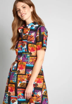 Living In A Cereal World Shirt Dress -Bunny Shop 0cc0c426158f989772c19c6c281c219e