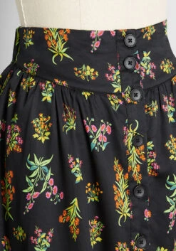 Some-bud-y To Love Midi Skirt -Bunny Shop 0cf41b3160ddd84c163cce242c046161