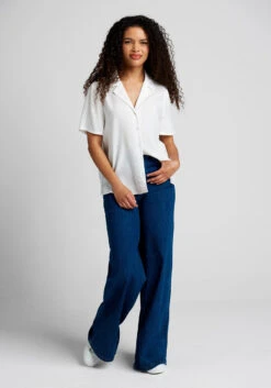 Call It A Classic Camp Collar Shirt -Bunny Shop 10131438 wht 3