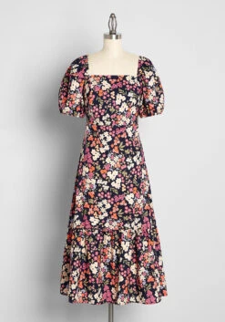 Countryside Sojourn Tiered Midi Dress