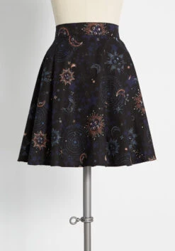 Celestial Swirl Skater Skirt