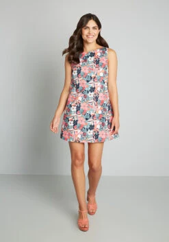 Tropi-Call Me Maybe Shift Dress -Bunny Shop 170049 BLU 6