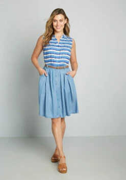 Over The Bounding Waves Button-Up Top -Bunny Shop 1ab4fe759341d514a9a3685191b8bebe