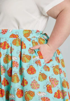 ModCloth X Marisol Muro My Playful Ways Swing Skirt -Bunny Shop 1f604eb18a48796cce80822f61f4bb0e
