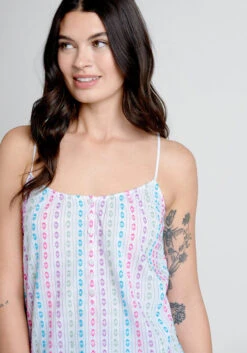 Can't Stop Giggling Embroidered Tie-Back Camisole -Bunny Shop 20000539 f0002 4