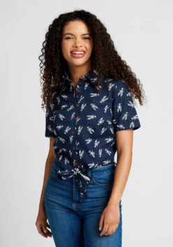 Pinch Of Style Tie-Waist Top