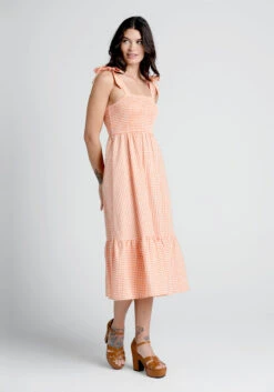 Peachy Keen, Jelly Bean Midi Dress -Bunny Shop 20005267 tange 3