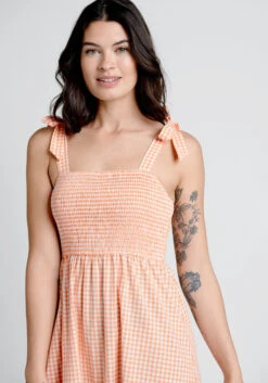 Peachy Keen, Jelly Bean Midi Dress -Bunny Shop 20005267 tange 4