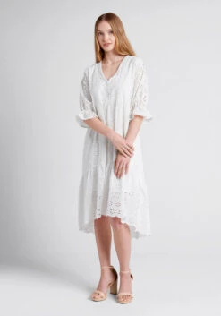 No Brand Taking The Day Hi Lo Midi Dress