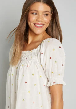 Summertime Garden Stories Smocked Mini Dress -Bunny Shop 200401 P00003 7