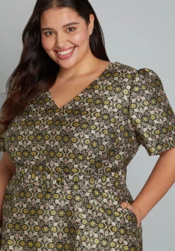 Cocktails At Golden Hour Fit-And-Flare Dress -Bunny Shop 203120 MUPR 4