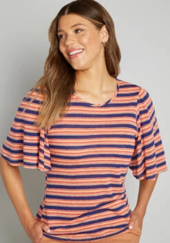 Please Pass The Flutter Tee -Bunny Shop 204450 BLUEMULTI 7