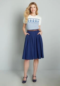 Hoist The Anchor Knit Top -Bunny Shop 204967 CRM 3