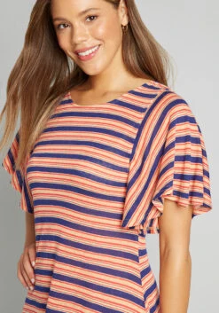 Gotta Get Going T-Shirt Dress -Bunny Shop 205059 BLUE 7