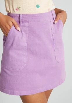 Lavender Craze Mini Skirt -Bunny Shop 206143 LILAC 4