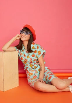 ModCloth X Marisol Muro Fabulous Fantasies Wrap Top -Bunny Shop 220304 S1 MARISOL 8683