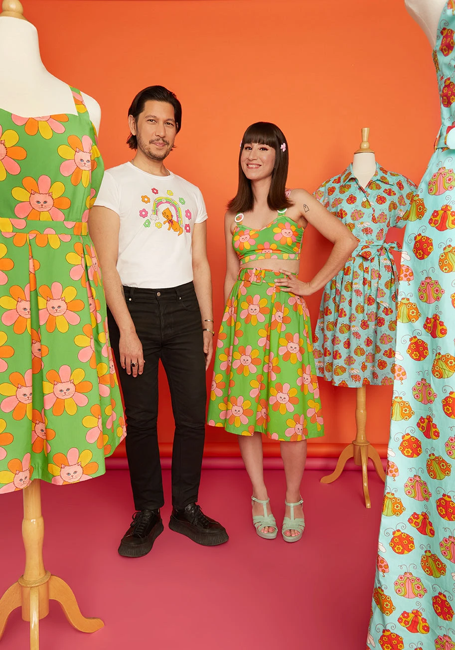 ModCloth X Marisol Muro Properly Preened A-Line Skirt 3 ModCloth X Marisol Muro Properly Preened A-Line Skirt - Image 3