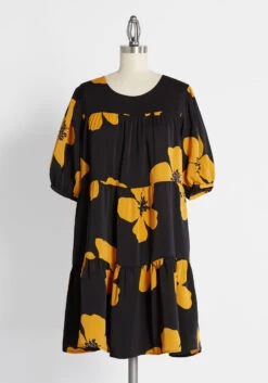 Holidays In Paradise Babydoll Dress