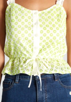 Darling For The Prairie Peplum Tank Top -Bunny Shop 2769dfe9cfa4687cdafbdd957df0cbda