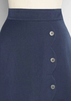 Sweetly Scalloped Swing Skirt -Bunny Shop 28248d6abc2645066c0914f2b2c52ebb