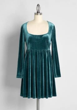 Not Your Babydoll Anymore Velvet Mini Dress