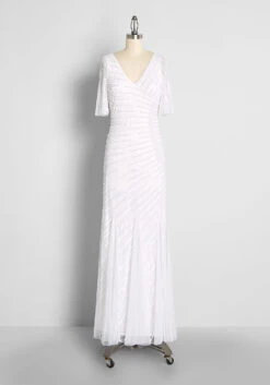 Breathtaking Beadwork Maxi Dress