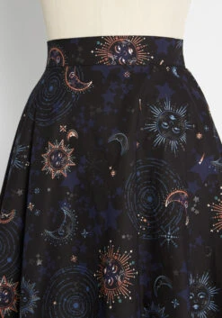 Celestial Swirl Skater Skirt -Bunny Shop 412a7a0d724c9a55869dff77186a242c