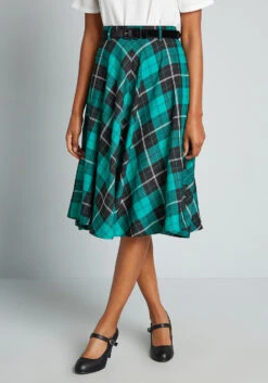 HELL BUNNY Prep School Precious Swing Skirt