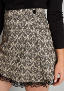 Brocade Well-Played Mini Skirt -Bunny Shop 42449d056f6c40b0b56535c6953579c8