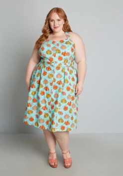 ModCloth X Marisol Muro Aligned With Destiny Fit And Flare Dress -Bunny Shop 4387e3feabef6b88a38686158a9a4e92