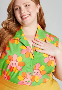 ModCloth X Marisol Muro Showing Up Chic Sleeveless Top -Bunny Shop 46157e290e13c4afa55a13adf652839d