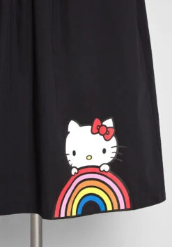 ModCloth X Hello Kitty Let's Go Rainbow A-Line Skirt -Bunny Shop 4cd66c40da62f259c0c94e6251757fdb