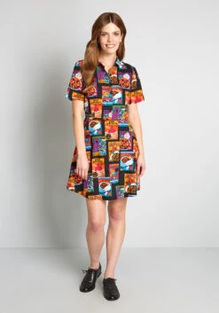 Living In A Cereal World Shirt Dress -Bunny Shop 4d67fdb63c382cde266f23aa65ac796f