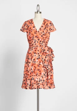 ModCloth X Hutch Party Prowl Wrap Dress