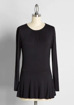 Full Of Purpose Peplum Top -Bunny Shop 69ab4f0691df9165aa6243210908a8e3