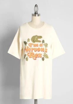 No Brand I'm A Nervous Rex Graphic Tee