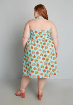 ModCloth X Marisol Muro Aligned With Destiny Fit And Flare Dress -Bunny Shop 6b25ac8648e22a921e484709a72fccf5