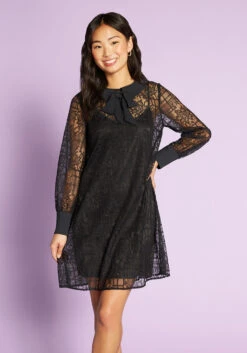 Going Places In Lace Mini Dress