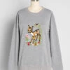 Deer To My Heart Embroidered Sweatshirt