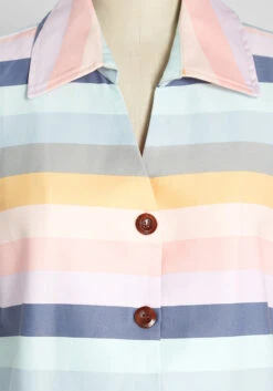 Pastel Sunsets Button-Up Shirt -Bunny Shop 72784f02f9772240402919bd2ae1bd2c