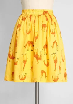 On My Wavelength Skater Skirt -Bunny Shop 75c3cf5dc59577b44db9c8bdd5d5e9cf