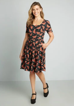What's The Scoop A-Line Dress -Bunny Shop 76d9b9a0d6ba99b193be07cf8562f25a