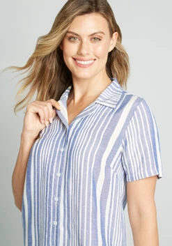 The Perfect Blend Button-Up Top -Bunny Shop 76dad64928de471bb975792da491dc6d
