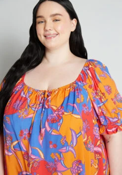 In All My Vibrance Peasant Blouse In Bali Floral -Bunny Shop 787c8bc40e451148784a0b1d29ef583d