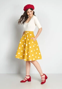 ModCloth X Collectif Good Golly A-Line Skirt -Bunny Shop 808db548ce651b8bd46d18ac4e49a7e5