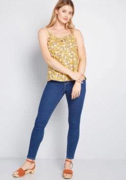 Spruced Up Summer Sleeveless Top -Bunny Shop 8e2c86c6915f2f106a67898c35d397f4