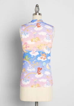 ModCloth X Care Bears Star Shower Power Mock Neck Top -Bunny Shop 92a48cda3f669a84167e981ce19f3e15